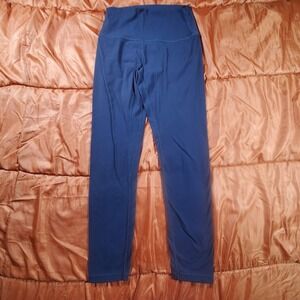 Born Primitive Women's Vapor High-Waisted Leggings Blue Size Large 7/8th Cropped